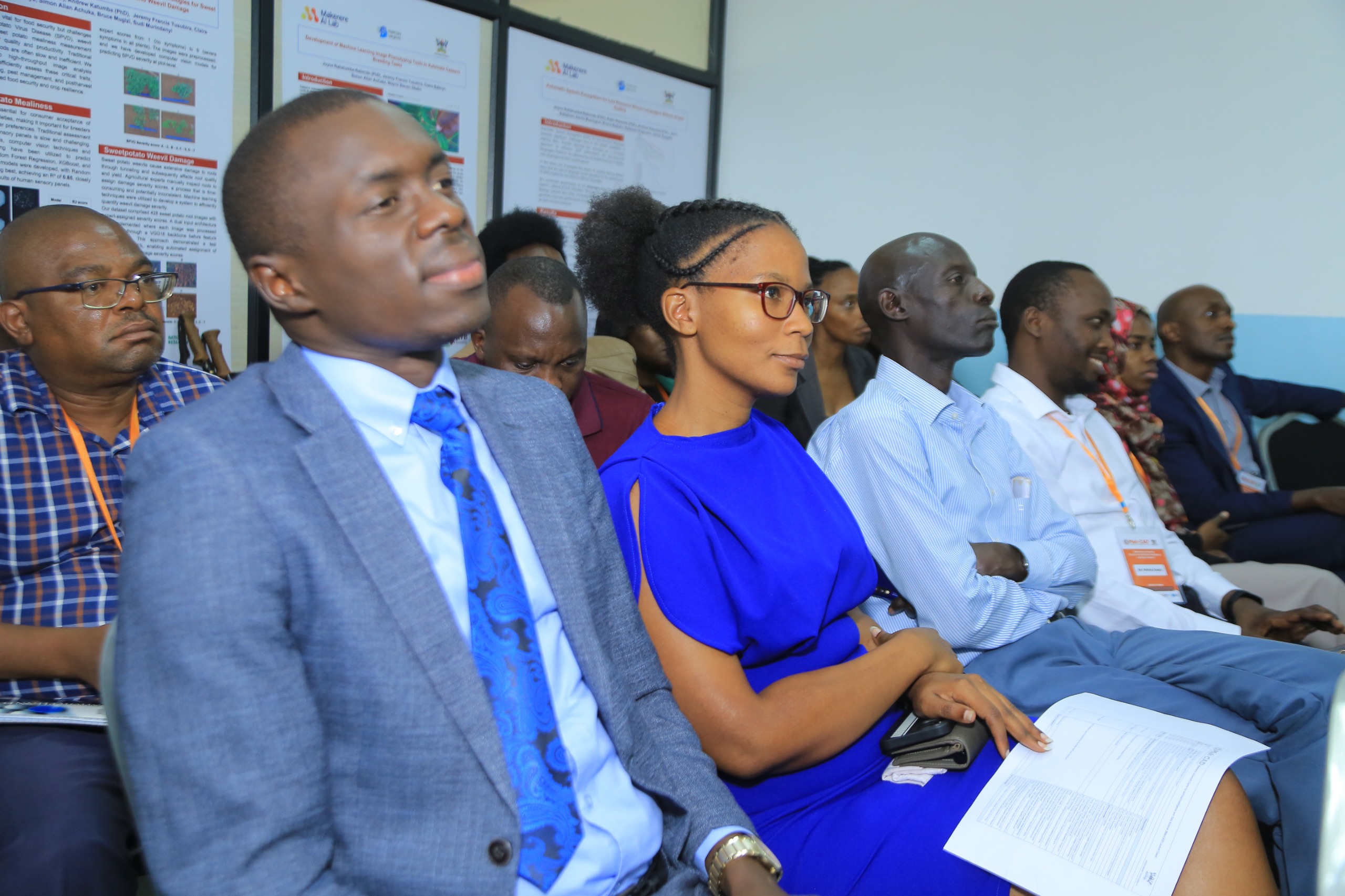 Some of the participants at the launch listening in.